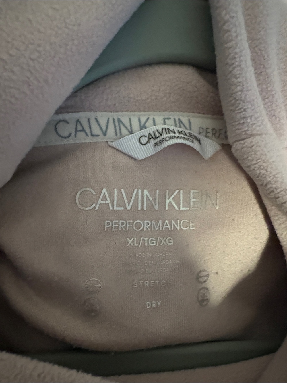 Calvin Klein Mauve Logo Funnel-Neck Pullover - Picture 2 of 3